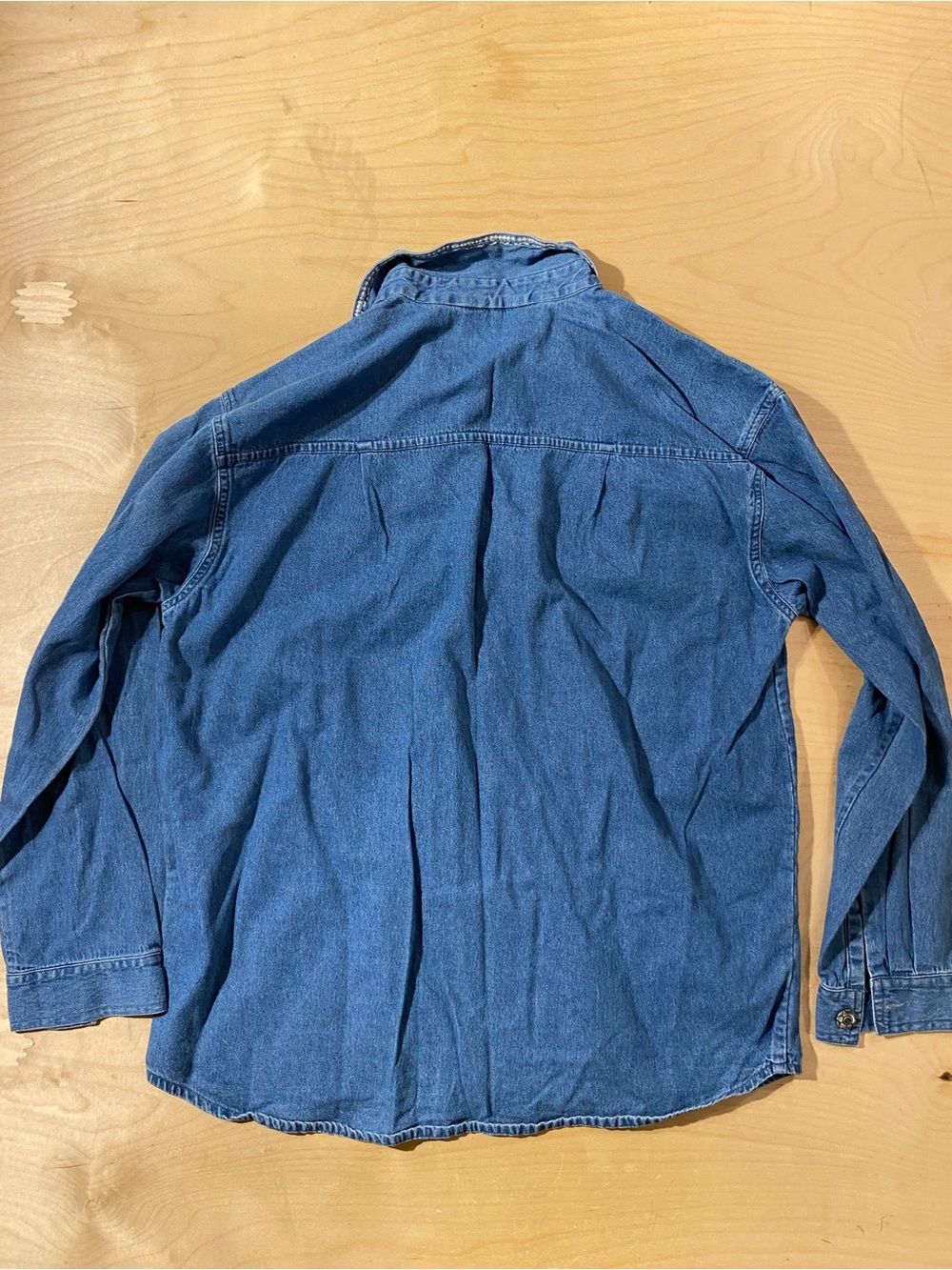new directions Light Blue Denim Shirt Medium (RP) - Picture 10 of 10